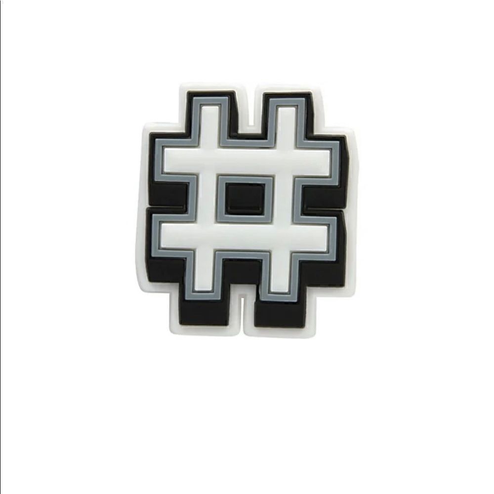 Jibbitz Hashtag Charm for CROCS - Official Jibbitz!